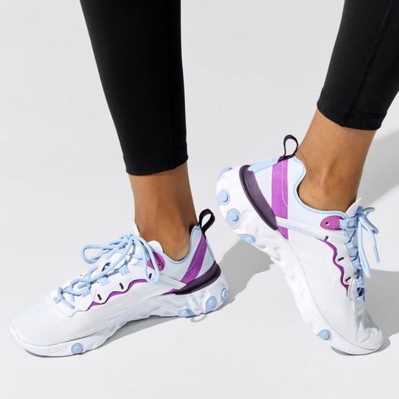 Nike Shoes - Nike React Element 55 Psychic Blue
